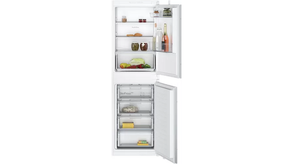 KI7851SF0G built-in fridge-freezer with freezer at bottom