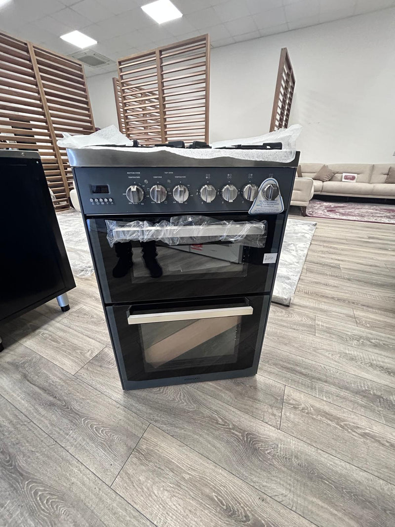 KENWOOD CK234DF SL 60 cm Dual Fuel Cooker - Grey & Chrome