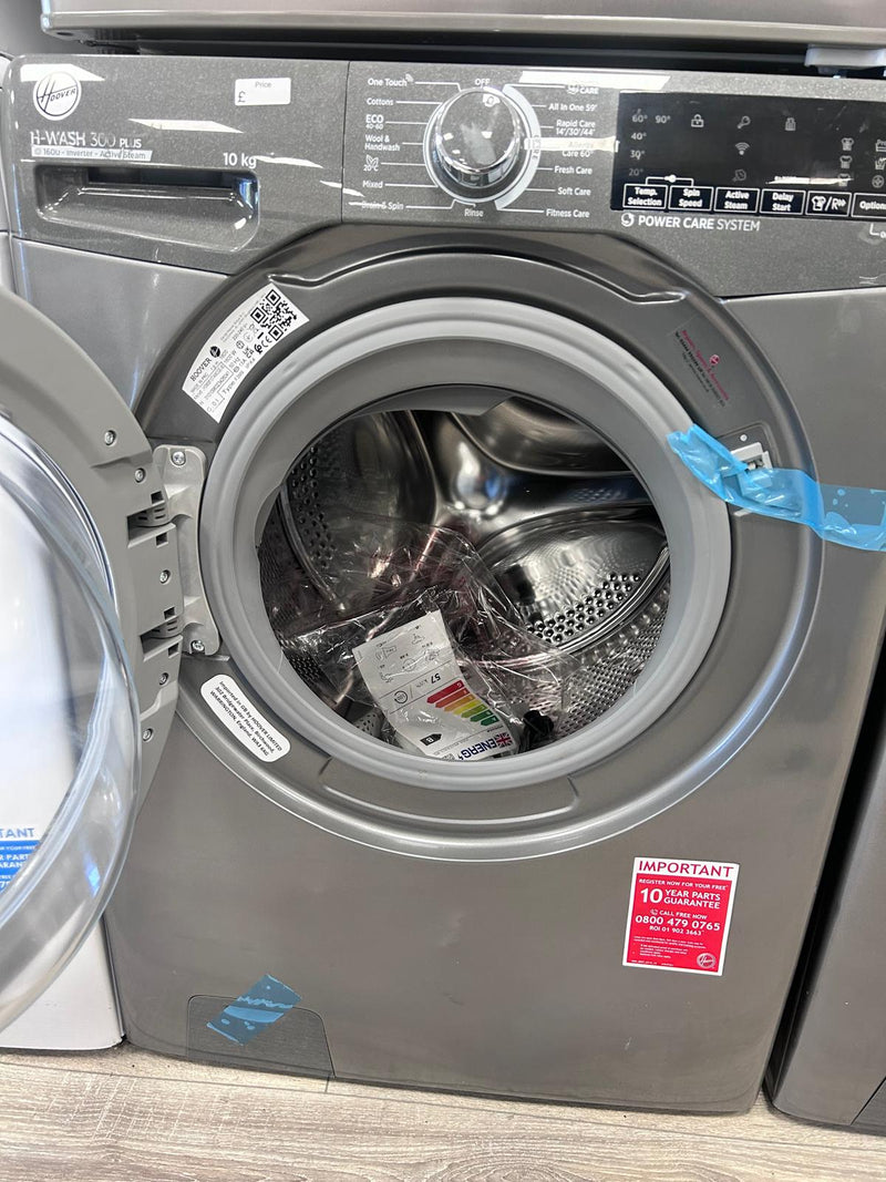 HOOVER H-Wash 300 H3WS610TAMCGE NFC 10 kg 1600 Spin Washing Machine - Graphite