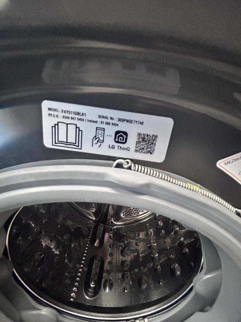 LG EZDispense™ F4Y511GBLA1 11kg 1400 Spin Washing Machine - Grey