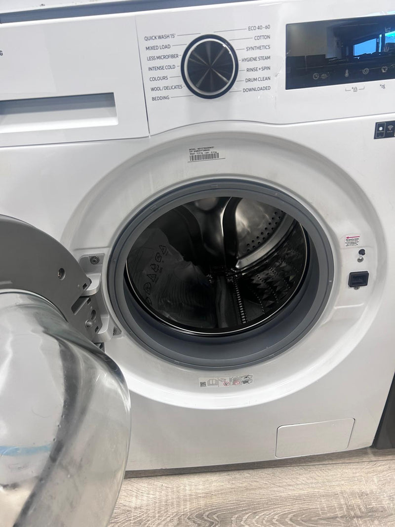 SAMSUNG Series 5 WD12T504DBW WiFi-enabled 12 kg Washer Dryer - White