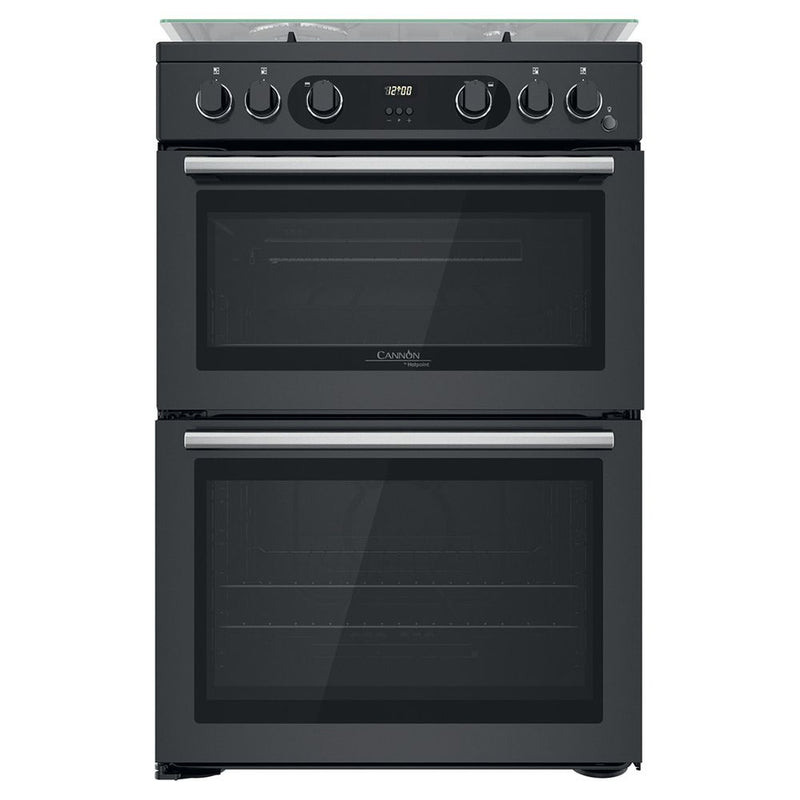 Cannon by Hotpoint CD67G0C2CA Freestanding 60cm Gas Double Cooker